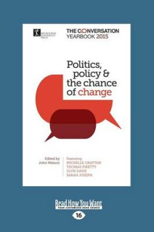 Cover of Politics, Policy and the chance of change