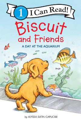Book cover for Biscuit and Friends: A Day at the Aquarium