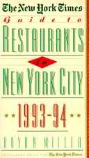 Book cover for New York Times Guide to Restaurants