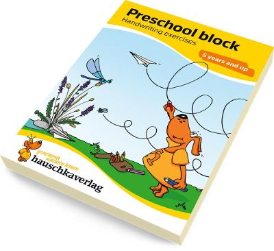 Book cover for Preschool block - Handwriting exercises 5 years and up, A5-Block