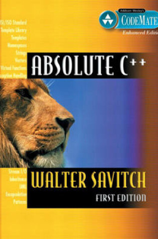 Cover of Absolute C++ CodeMate Enhanced Edition