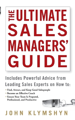 Book cover for The Ultimate Sales Managers' Guide