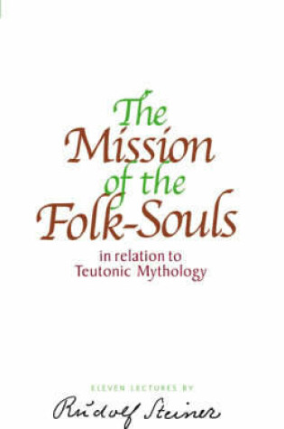 Cover of The Mission of the Folk-Souls