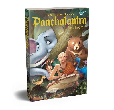 Book cover for Pandit Vishnu Sharma's Panchatantra for Children