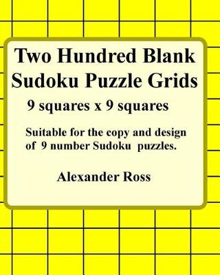 Book cover for Two Hundred Blank Sudoku Grids