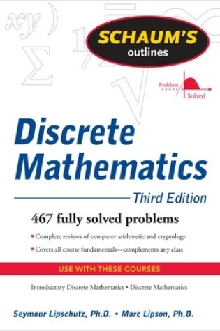 Cover of Schaum's Outline of Discrete Mathematics, Revised Third Edition