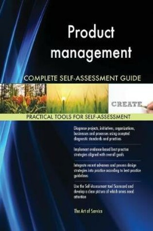 Cover of Product management Complete Self-Assessment Guide