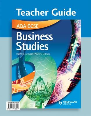 Book cover for AQA GCSE Business Studies Teacher Guide + CD-ROM