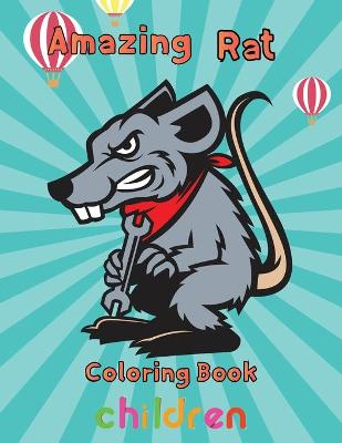 Book cover for Amazing Rat Coloring book Children