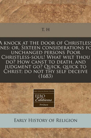 Cover of A Knock at the Door of Christless Ones