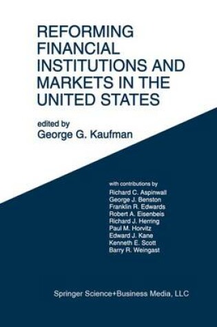 Cover of Reforming Financial Institutions and Markets in the United States