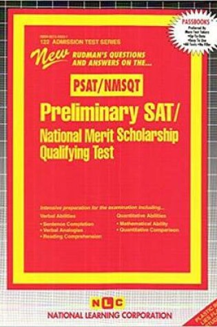 Cover of PRELIMINARY SAT/NATIONAL MERIT SCHOLARSHIP QUALIFYING TEST (PSAT/NMSQT)