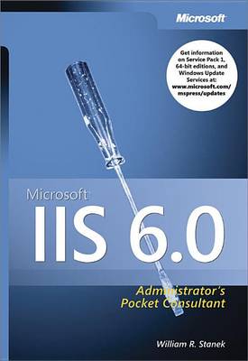 Book cover for Microsoft(r) IIS 6.0 Administrator's Pocket Consultant