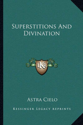 Cover of Superstitions and Divination