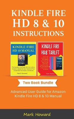 Book cover for Kindle Fire HD 8 & 10 Instructions