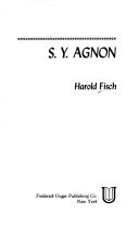 Cover of S. Y. Agnon