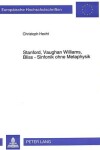 Book cover for Stanford, Vaughan Williams, Bliss - Sinfonik Ohne Metaphysik