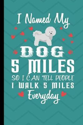 Book cover for I Names My Dog 5 Miles So I Could Tell People I Walk 5 Miles Everyday