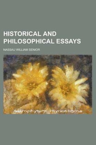 Cover of Historical and Philosophical Essays