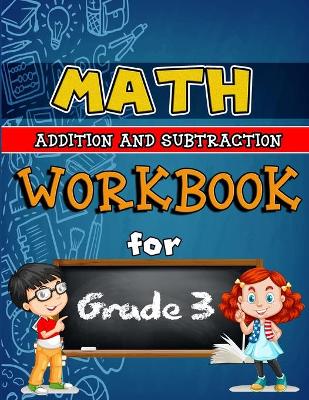 Book cover for Math Workbook for Grade 3 - Addition and Subtraction