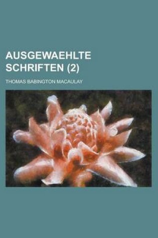 Cover of Ausgewaehlte Schriften (2)