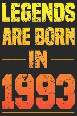 Cover of Legends Are Born In 1993