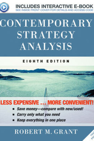 Cover of Contemporary Strategy Analysis 8e Text Only