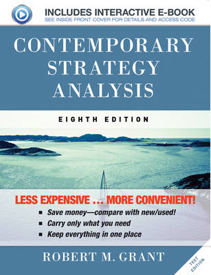 Book cover for Contemporary Strategy Analysis 8e Text Only