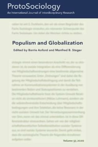 Cover of Populism and Globalization