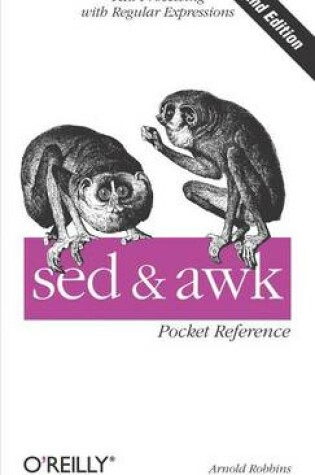 Cover of sed and awk Pocket Reference