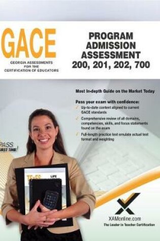 Cover of Gace Program Admission Assessment 200, 201, 202, 700