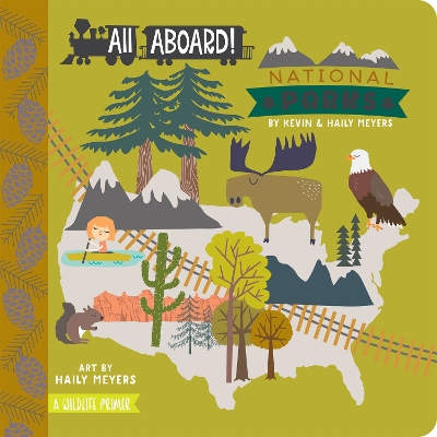 Book cover for All Aboard! National Parks