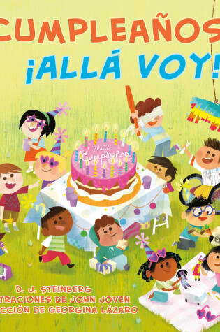 Cover of Cumpleaños, ¡allá voy! (Happy Birthday, Here I Come! Spanish Edition)