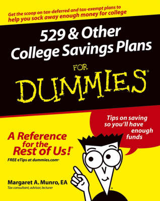 Book cover for 529 and Other College Savings Plans for Dummies