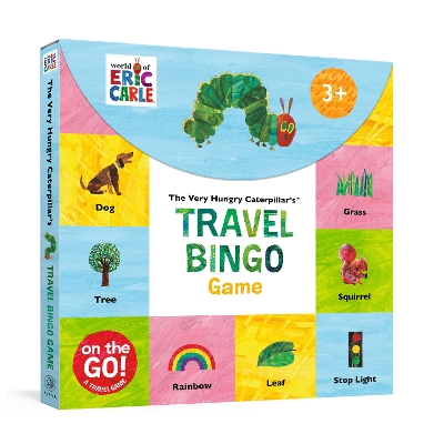 Book cover for The Very Hungry Caterpillar's Travel Bingo Game