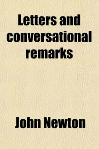 Cover of Letters and Conversational Remarks