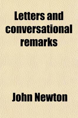 Book cover for Letters and Conversational Remarks