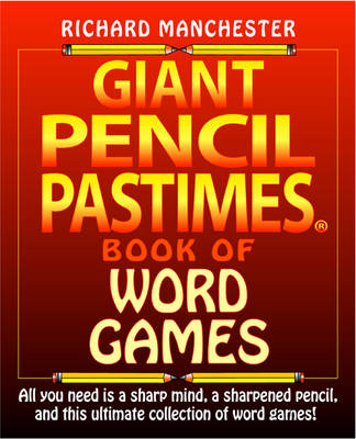 Book cover for Giant Pencil Pastimes Book of Word Games