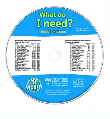 Book cover for What Do I Need? - CD Only