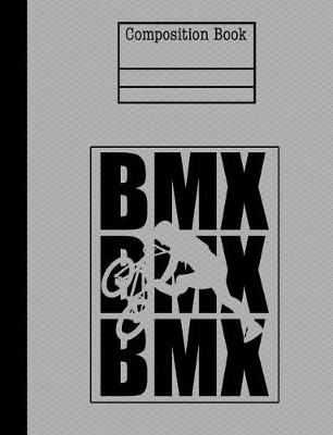 Book cover for BMX Composition Notebook - 5x5 Quad Ruled