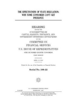 Cover of Effectiveness of state regulation
