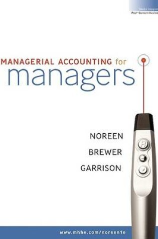 Cover of Managerial Accounting for Managers with Homework Manager Plus