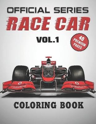 Book cover for Race Car Coloring Book Vol1