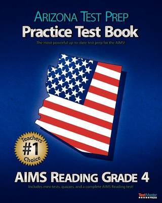 Book cover for Arizona Test Prep Practice Test Book Aims Reading Grade 4