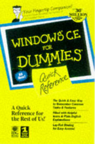 Cover of Windows CE for Dummies Quick Reference