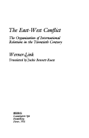 Book cover for East/West Conflict