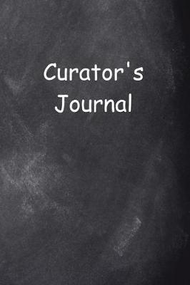 Cover of Curator's Journal Chalkboard Design