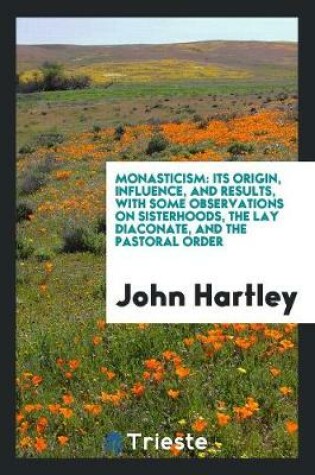 Cover of Monasticism