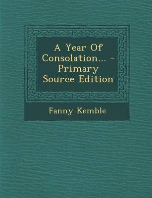 Book cover for A Year of Consolation...