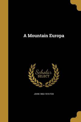 Book cover for A Mountain Europa